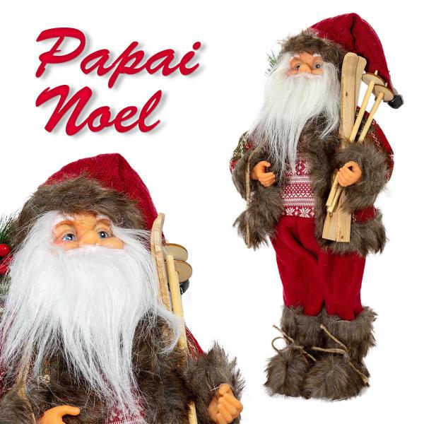 Imagem de Papai Noel Pequeno 47cm ComEsqui Decoração Natal