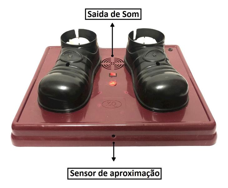 Imagem de Papai Noel Saxofone Musical C/Sensor Dançarino Enfeite 1,80m