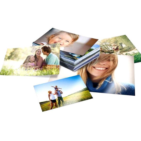 Imagem de Papel 10x15 cm 230g Fotográfico Glossy Branco Brilhante com 100 folhas