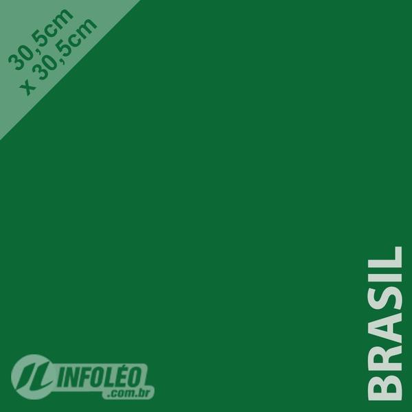 Imagem de Papel 180G 30,5X30,5Cm Brasil Verde Bandeira Color Plus 10F