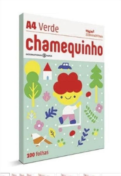 Imagem de Papel a4 c/100fls 75gr chamequinho verde