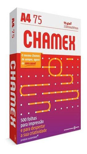 Imagem de Papel A4 Sulfite Chamex Office 210x297 75g Resma 500 Folhas