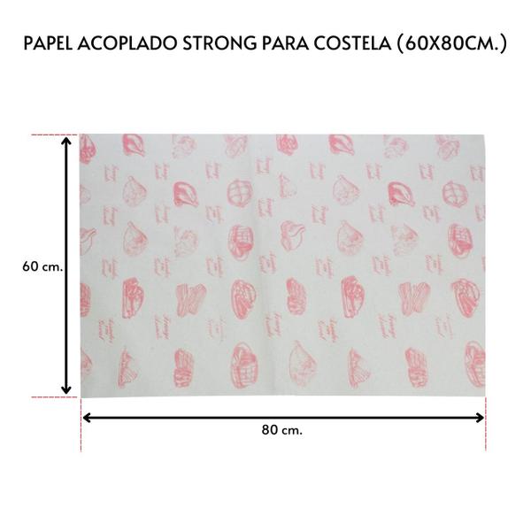 Imagem de Papel Acoplado Strong Para Costela 60x80 Com 5kg