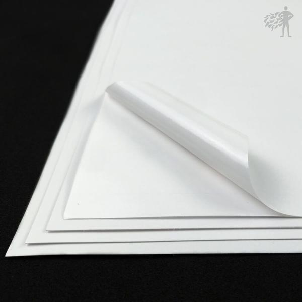 Imagem de Papel Adesivo Branco Brilho SRA3 (33x48cm) Laser 25 Folhas