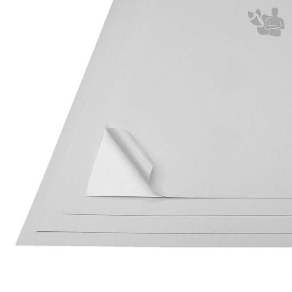 Imagem de Papel Adesivo Branco Fosco A4 (Texturizado) 25 Folhas