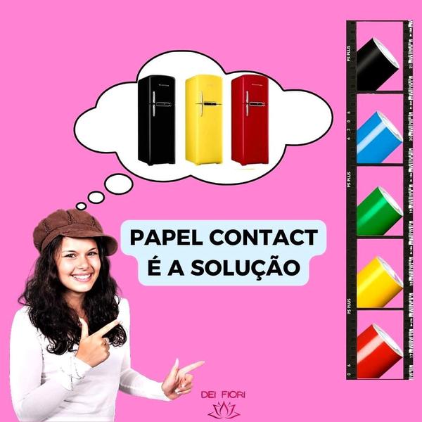 Imagem de Papel Adesivo Contact Envelopar Geladeira E Móveis 10 Metros