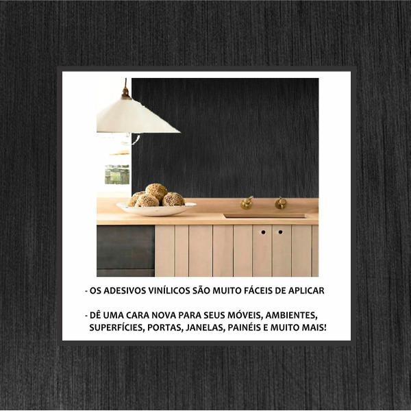 Imagem de Papel Adesivo Envelopamento Contact Brand Móveis Armário Cozinha Quarto Aço Escovado Grafite 45cmx2m