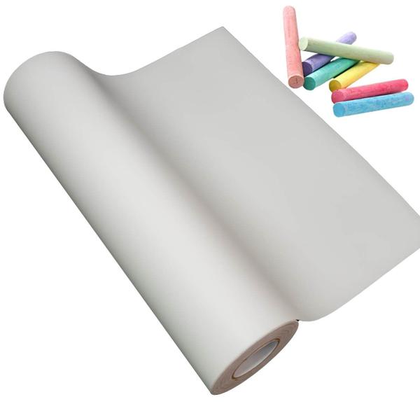 Papel Adesivo Lousa Branco P/Quadro 5mX1m - BG Adesivos Imagem de Papel Adesivo Lousa Branco P/Quadro 5mX1m