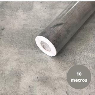 Imagem de Papel Adesivo Tipo Contact Cimento Queimado Rolo C 10/Metros