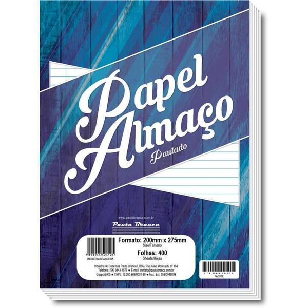 Imagem de Papel Almaco Pauta 200X275MM 50G