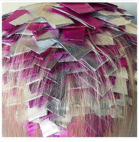 Imagem de Papel Alumínio Framar Magenta para Mechas - 500 Folhas