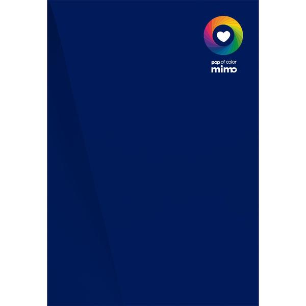 Imagem de Papel Color Pop A4 180g Azul Marinho Mimo 25 unidades