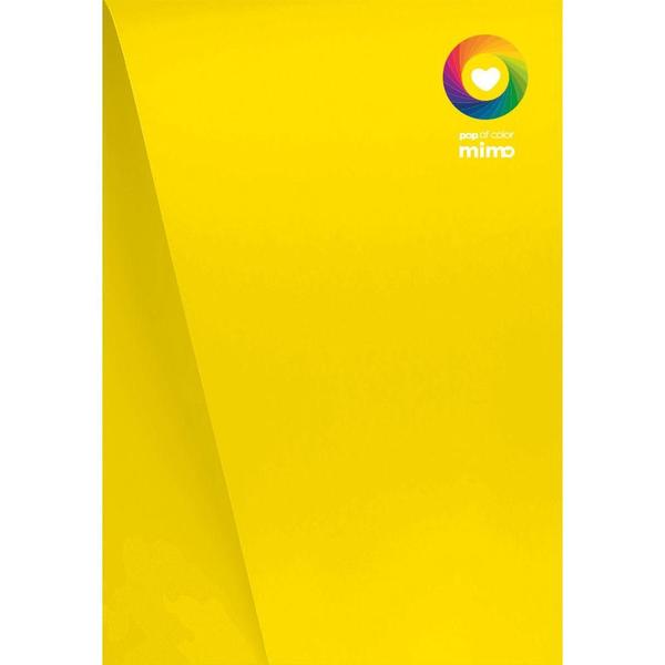 Imagem de Papel Color Pop Amarelo Sol Mimo - A4 - 180 gr - 25 unds