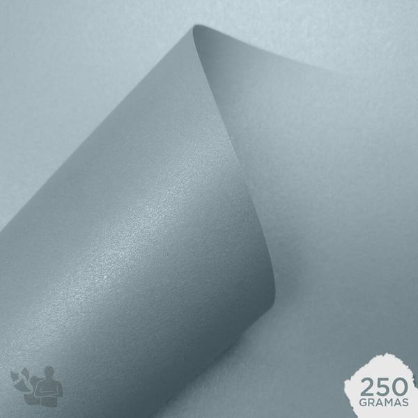 Imagem de Papel Color Pop Luminous 250g Prata Azulado (30,5x30,5cm) 20 folhas