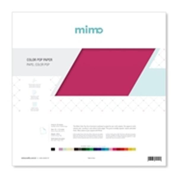 Imagem de Papel Color Pop Rosa Pink Mimo - 30,5 x 30,5 cm - 180 g - 25 fls