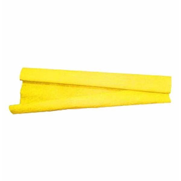 Imagem de Papel Crepom Liso 2m Amarelo Crv400041 Crep Mais - 10fl