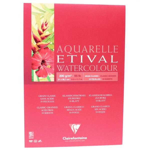 Imagem de Papel de Aquarela Etival A4 200g Clairefontaine