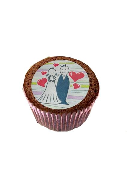 Imagem de Papel De Arroz Comestível Para Cupcakes Festa De Casamento