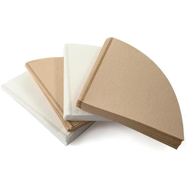 Imagem de Papel de Filtro de Café V60 - Cone Natural Não Branqueado