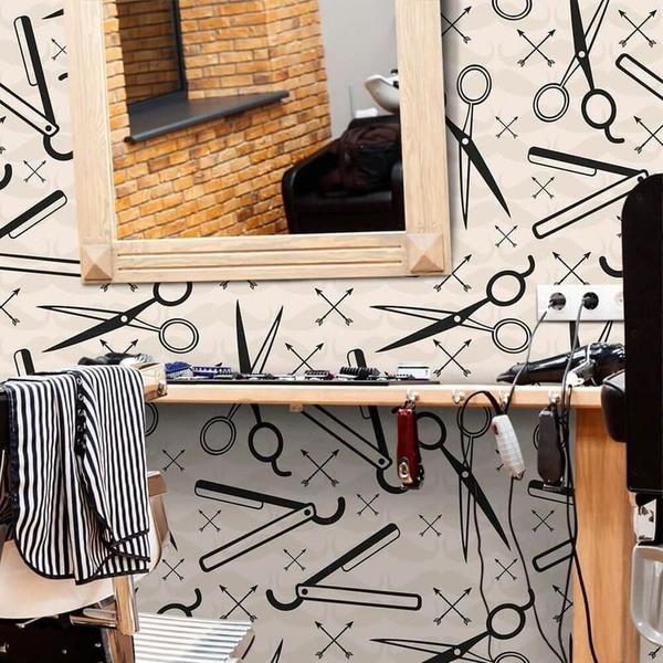 Imagem de Papel De Parede - 0,58 X 2,50 M Barbershop