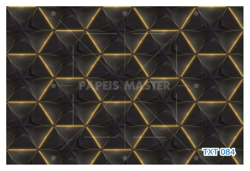 Imagem de Papel De Parede 3D Colméia Moderno Gamer Amarelo 3,5M Txt84