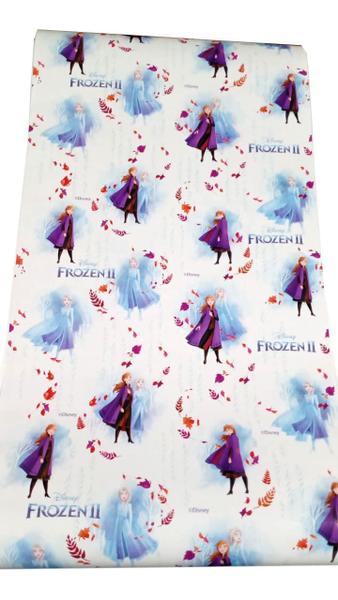 Imagem de Papel De Parede Adesivo Autocolante Infantil Frozen 2 - 45 Cm X 5 Mts