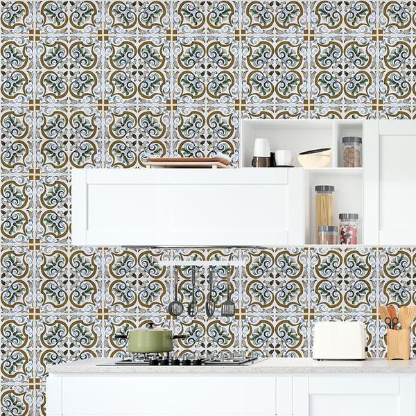 Imagem de Papel de Parede Adesivo Azulejo Português - 018