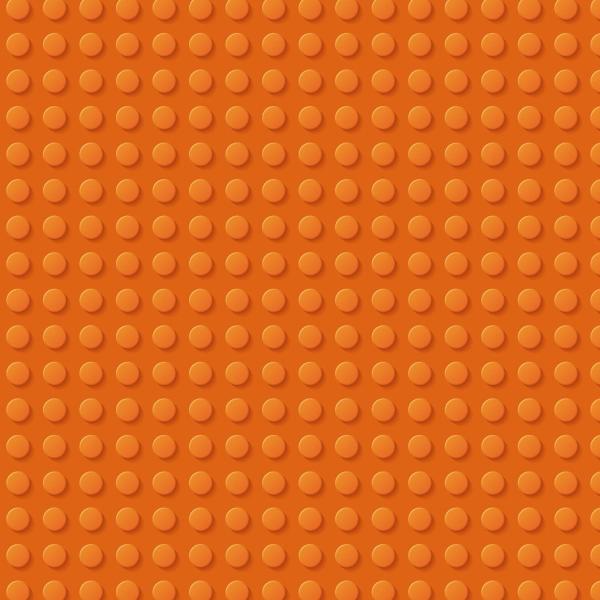 Imagem de Papel de Parede Adesivo Bloco de Montar Laranja Geek 6m