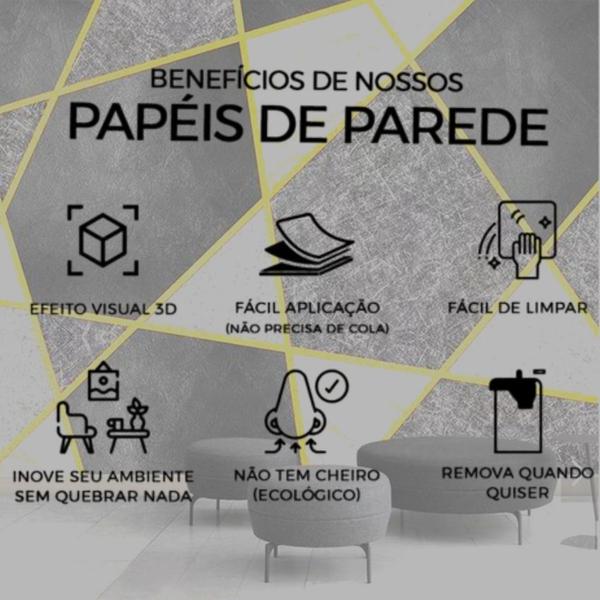 Imagem de Papel De Parede Adesivo Contact Rolo 10 Metros Madeira Ripada Clara Envelopamento Móveis Lavável