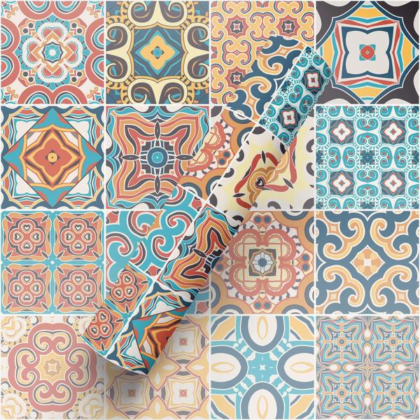 Imagem de Papel De Parede Adesivo Estilo Azulejo Português Cozinha 