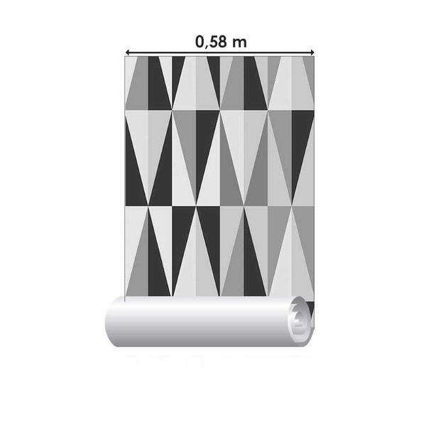 Imagem de Papel de Parede Adesivo Geométrico N011076 Rolo 0,58x3M