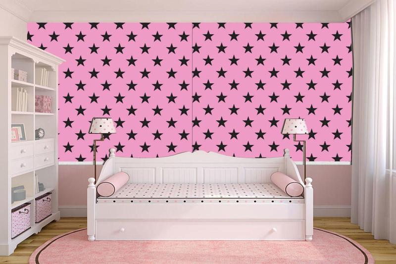 Imagem de Papel de parede adesivo infantil  estrela barbie ( med. 90x300 cm)