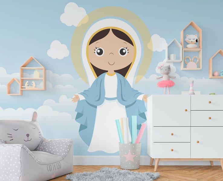 Imagem de Papel De Parede Adesivo, Infantil Maria Bebê 1X1