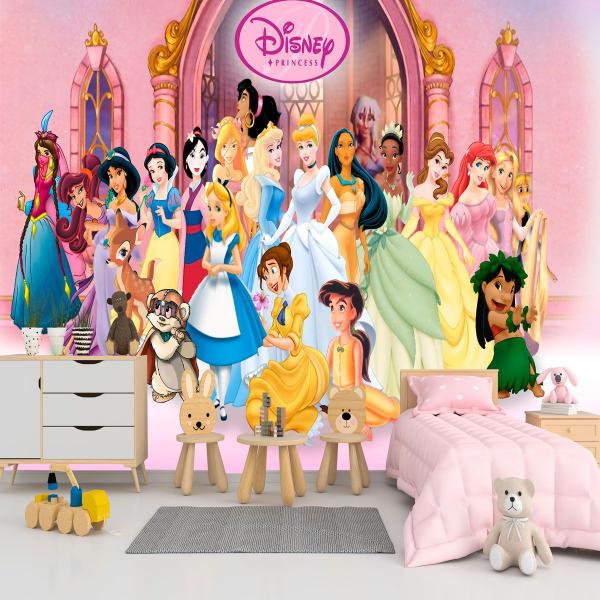 Imagem de Papel de Parede Adesivo, Infantil Princesas Completo 1X1