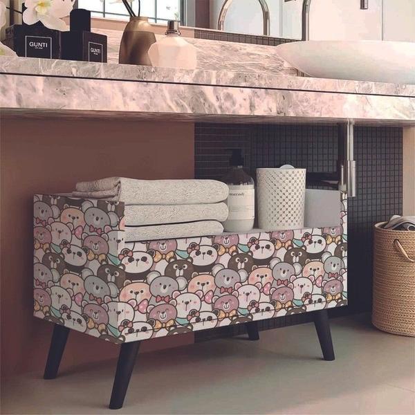 Imagem de Papel De Parede Adesivo Lavável De Bebê para Quarto infantil/ Quarto/ Quarto de bebê - Animal Panda Coala