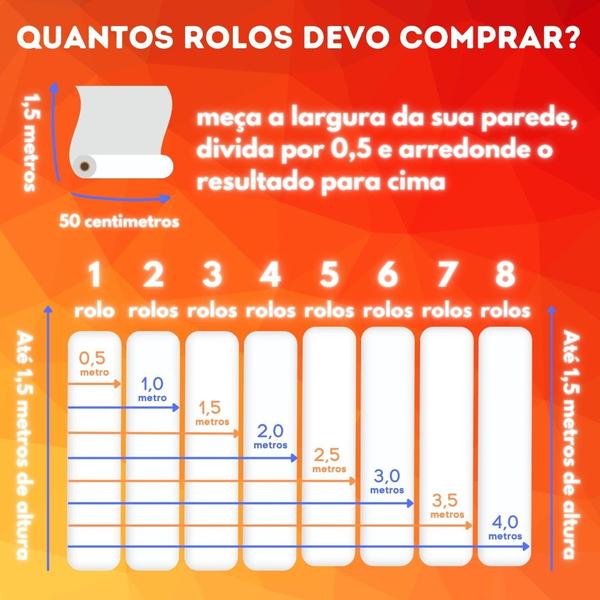 Imagem de Papel de Parede Adesivo Pedra Lavável Sala Quarto Cozinha 1,5 METROS