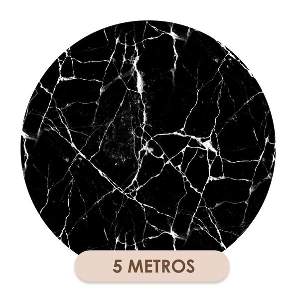 Imagem de Papel de Parede Adesivo Preto e Branco Mármore Cozinha Banheiro Lavabo Moderno Quarto Sala de Estar