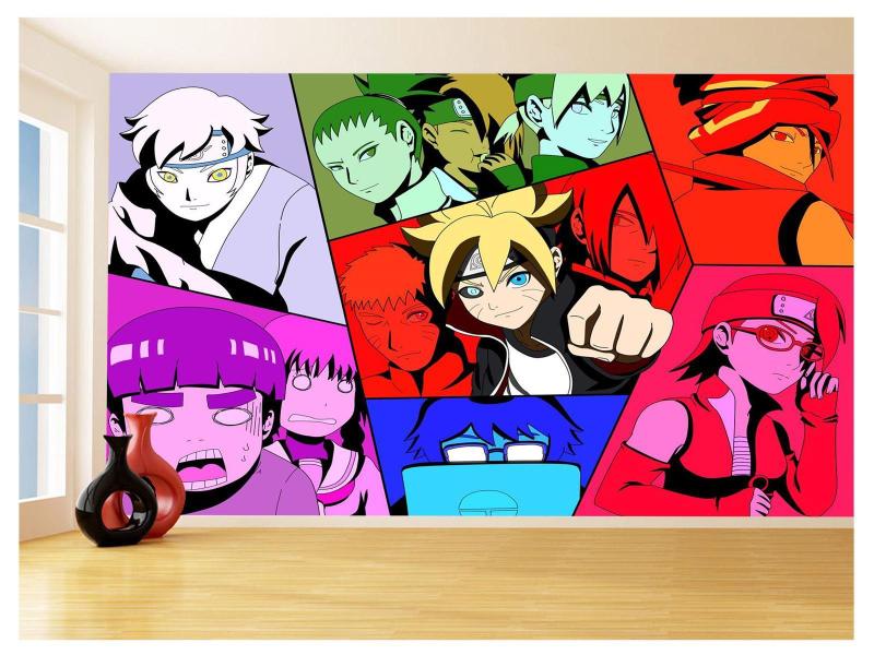 Imagem de Papel De Parede Anime Naruto Mangá Desenho Art 3,5M Nrt12