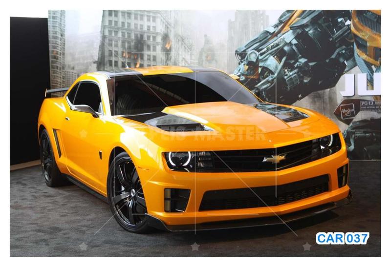 Imagem de Papel De Parede Carro Camaro Chevrolet Amarelo 3,5M Car37