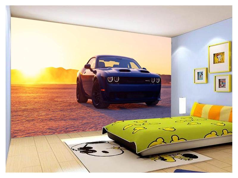 Imagem de Papel De Parede Carro Dodge Challenger Hellcat 3,5M Car68