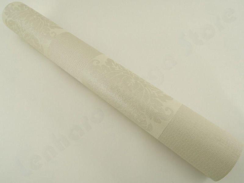 Imagem de Papel de Parede - Creme - Rolo com 10m x 53cm - LMS-PPD-W2003-3