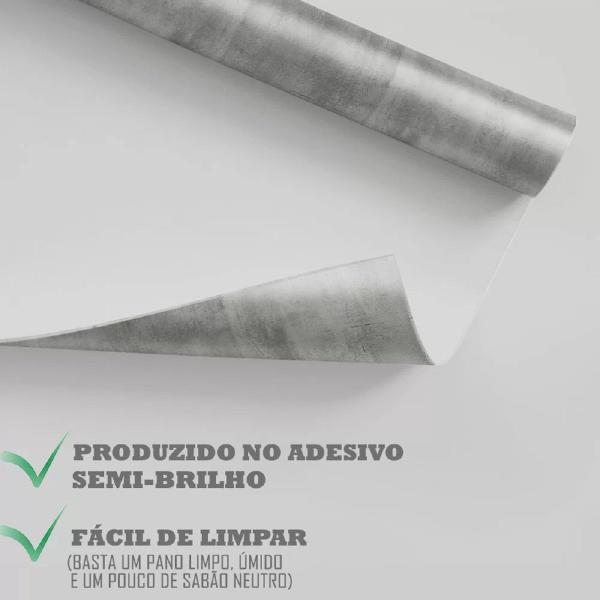 Imagem de Papel De Parede Decorativo Adesivo Cimento Queimado 5 metros