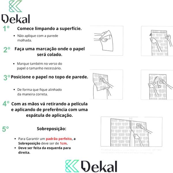 Imagem de Papel De Parede Decorativo Sorveterias Kit 4 Rolo 2.5x0.50cd