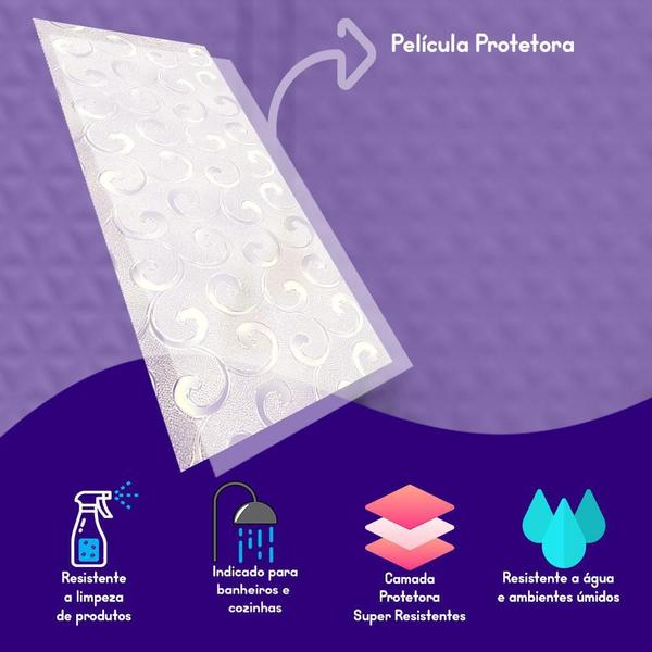 Imagem de Papel De Parede Desenho Arabesco Com Laminação