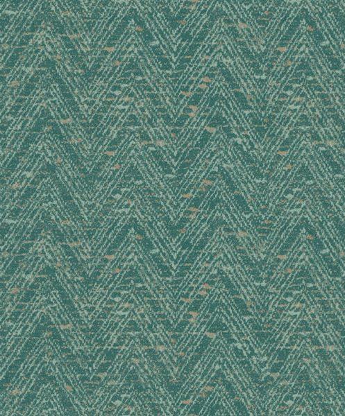 Imagem de Papel de parede importado Edantex TNT coleção Avalon 159 chevron verde-dourado