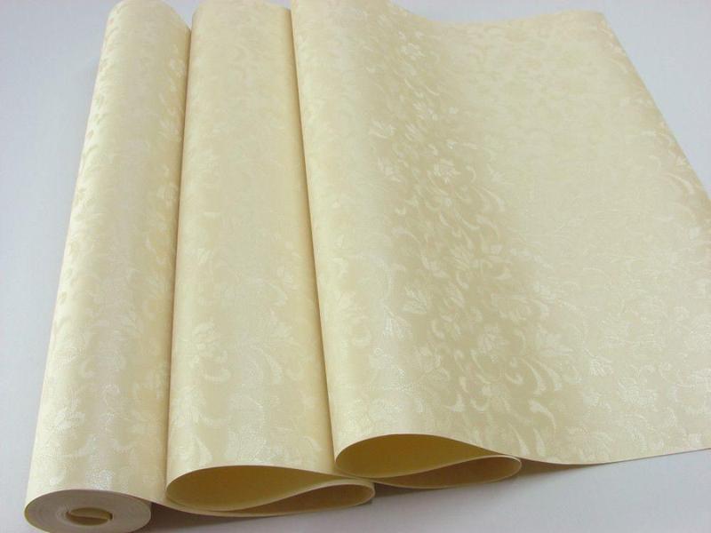 Imagem de Papel de Parede Lavável - Creme com Texturas - Rolo com 10m x 53cm - LMS-PPD-720202