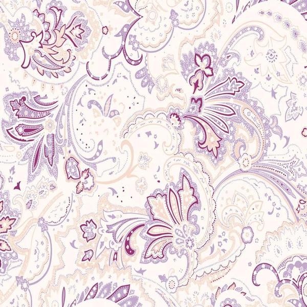 Imagem de Papel De Parede Lilas Claro Decorativo Adesivo Lavavel