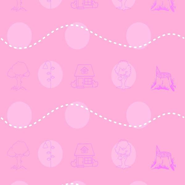 Imagem de Papel de Parede Quarto Bebê Infantil Baby Rosa 2