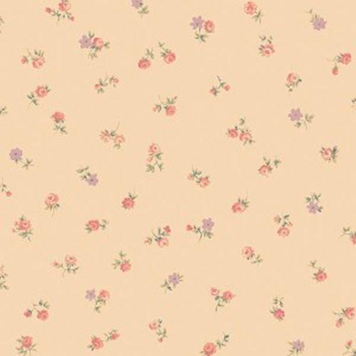 Imagem de Papel De Parede Romântico Abby Rose 3 Floral Bege Ab27650