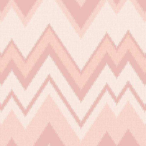 Imagem de Papel de Parede Vinílico Contemporâneo Boho Chevron Rosa 4134